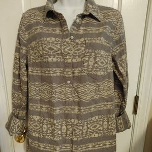 Grey western design tunic